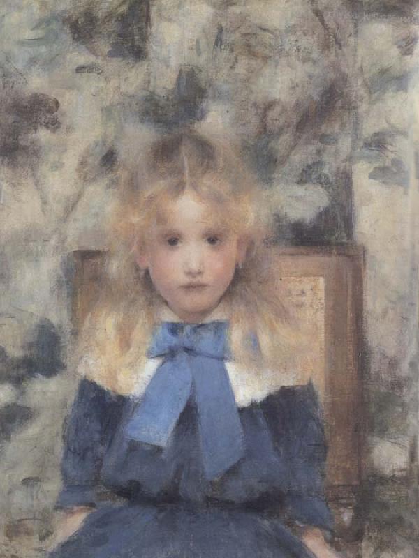 Fernand Khnopff Portrait of Miss Van Der Hecht Germany oil painting art